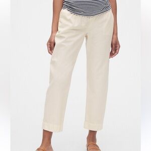 Gap Maternity Stretch Straight Crop Pants Size 8 New With Tag